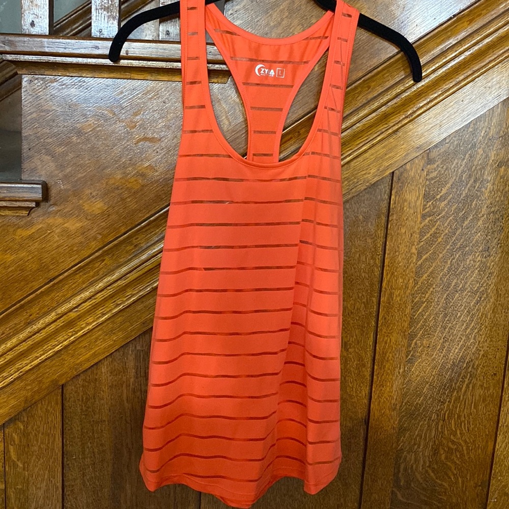 Zyia Active Coral Havana Tank. Large. EUC